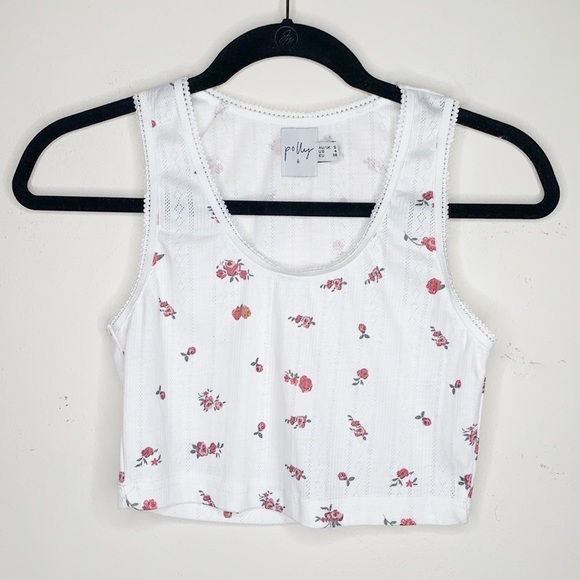 Princess Polly Tops - Princess Polly | Cropped Floral Tank